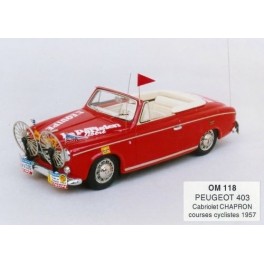 Peugeot 403 Cabriolet Direttore della corsa 1957 (Kit da assembl Peugeot 403 Cabriolet Direttore della corsa 1957 (Kit da assembl
