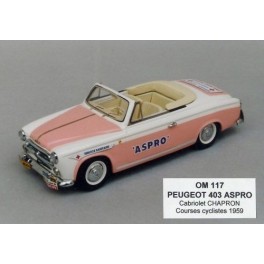 Peugeot 403 Cabriolet Aspro 1957 (Kit à monter)