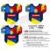 2024 - 3 Stickers for 1/32 scale cyclists