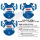 2024 - 3 Stickers for 1/32 scale cyclists