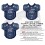 2024- Lot de 3 cyclistes Cofalu - Equipe au choix Visma Lease a Bike special Tour de France