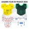 Tour de France - Maillots des leaders 2024