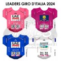 Giro d'Italia 2024 - Sticker Maillots reels des leaders