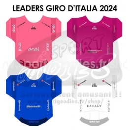 Giro d'Italia 2024 - Sticker Maillots leaders avec sponsors