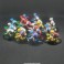 2024 - Set of 3 cyclists1/32 scale type  Echappée Infernale 