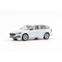 Skoda Octavia IV Combi (2020) 1/43 - Blanche