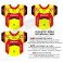 2024 - 3 Stickers for 1/32 scale cyclists