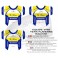 2025 - 3 Stickers for 1/32 scale cyclists