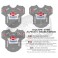 2025 - 3 stickers pour cyclistes