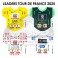 Tour de France 2025 - Sticker Maillots reels des leaders