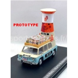 Renault 8 Guerton Belin con grande decorazione - Carovana Tour de France 1965 - Scala 1/43 - Franstyle 00052