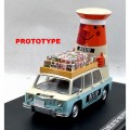 Renault 8 Guerton Belin avec petite décoration - Caravane Tour de France 1965 - Ech 1/43 - Franstyle 00053