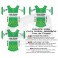 2026 - 3 stickers pour cyclistes