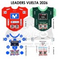 Vuelta 2026 - Sticker Maillots reels des leaders