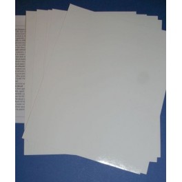 Carta decal bianca per stampanti a getto d'inchiostro