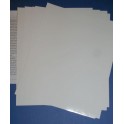 White decal paper for laser and copy printer