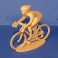 Sprinter position cyclist - Unpainted