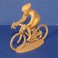 Cycliste EI position Rouleur - Non peint