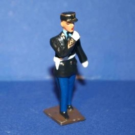 Gendarme Français - Tenue années 60-70 - Avec sifflet - Ech 1/32