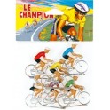 Cyclistes Cofalu peints par 6 en sachet