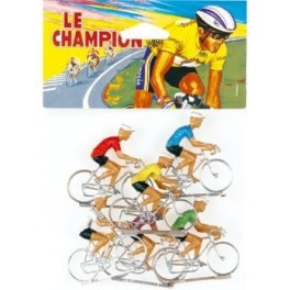 Cyclistes Cofalu peints par 6 en sachet