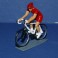 Cycliste Maillot rouge contemporain