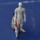 Cyclist modern 1/43 scale in resin
