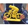 Cycling figure 23 cm (9.5'') Set of 4