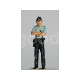 French Gendarme Biker arms at back - Unpainted -Scale 1/43