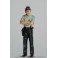 French Policeman crossed arms - Unpainted -Scale 1/43