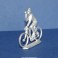 Unpainted metal cycling figure calling assistance - Type Salza - 1/32 Scale﻿﻿