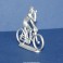 Unpainted metal cycling figure calling assistance - Type Salza - 1/32 Scale﻿﻿