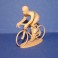 Cyclist retro sprinter position - Unpainted