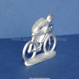 Die-cast cyclist - Unpainted