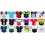  Sticker dos du maillot uniquement