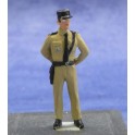 French Gendarme from the 60's arms at back - Unpainted -Scale 1/43