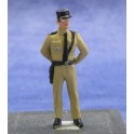 Gendarme Français années 60 bras dans le dos - Non peint - Ech 1/43