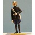 French Gendarme Biker from the 50's standing - Unpainted -Scale 1/43
