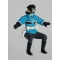 French Gendarme on motorbike "Go on" - Unpainted -Scale 1/43