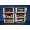 Set of 6 cycling race cars scale 3 inches