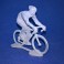 Cycliste 3D Moderne en zamac - Non peint