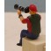 Photographe assis - Non peint - Ech 1/43