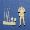 French Gendarme with speed control binoculars - Unpainted -Scale