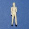 French Woman Gendarme arms at back - Unpainted -Scale 1/43