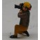 Cameraman kneeling - Unpainted -Scale 1/43