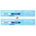 Decalcomanie Shimano - Scala:1/43 - Lotto di 2