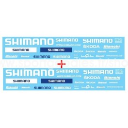 Decalcomanie Shimano - Scala:1/43 - Lotto di 2
