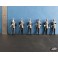 Set of 6 french gendarmes from the 60's and 70's - 1/43 scale