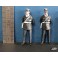Lot de 6 gendarmes peints années 60-70 - Ech 1/43