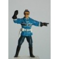 Gendarme francese bracci indietro - Non dipinto - Scala 1/43